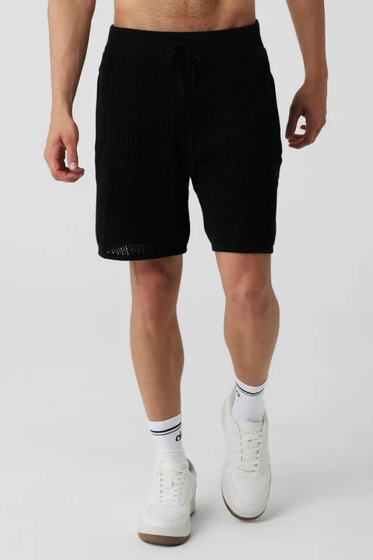 Open-Knit Short - Black sold by Alo Yoga