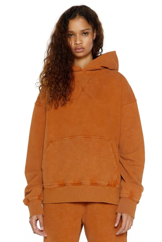 NTRLS Rust Orange Oversized Hoodie sold by Jaded London