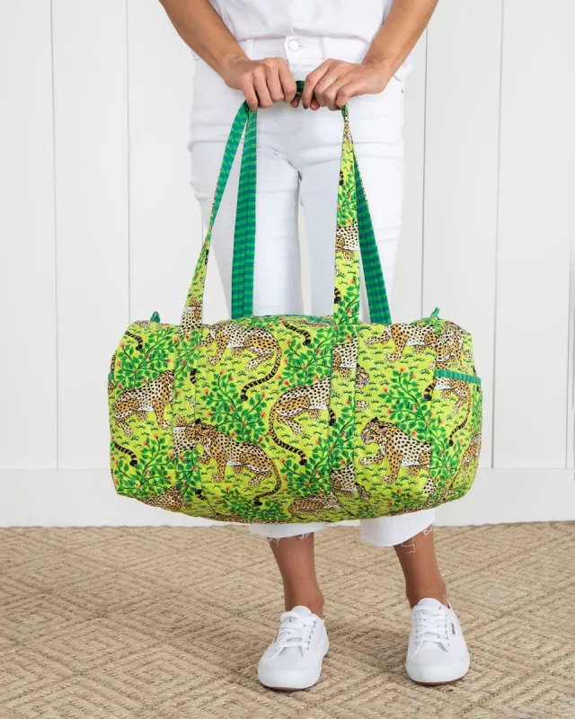 Bagheera - Quilted Duffle Bag - Green Apple sold by Printfresh