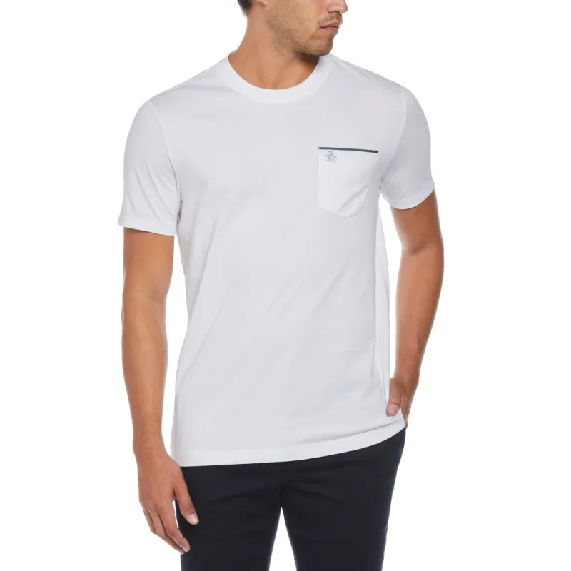 Chambray Tipped Core Tee sold by Original Penguin
