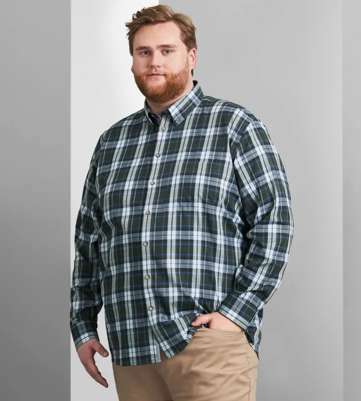 Easy Care Plaid Long Sleeve Sport Shirt sold by Mr. Big and Tall