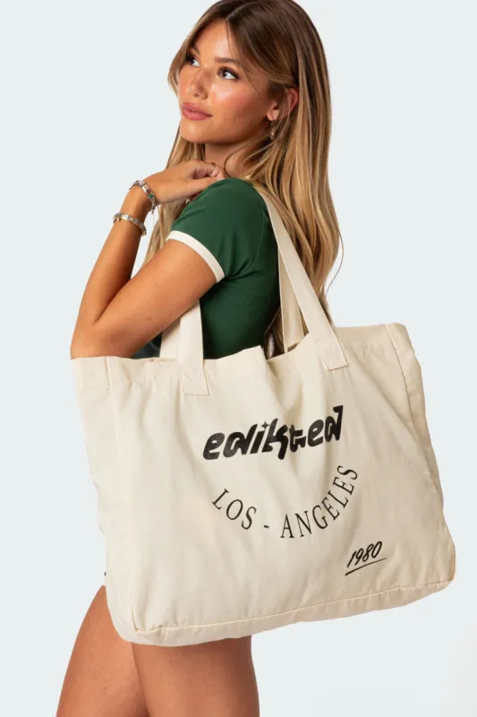 Edikted Babe Canvas Bag sold by Edikted