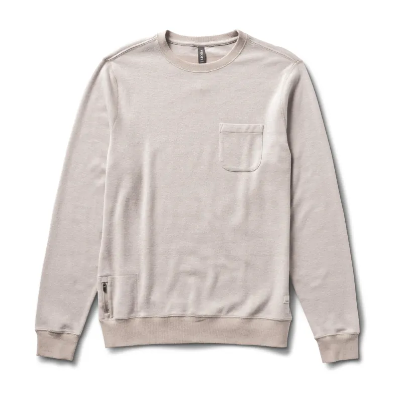 Jeffreys Pullover | Oyster Heather sold by Vuori
