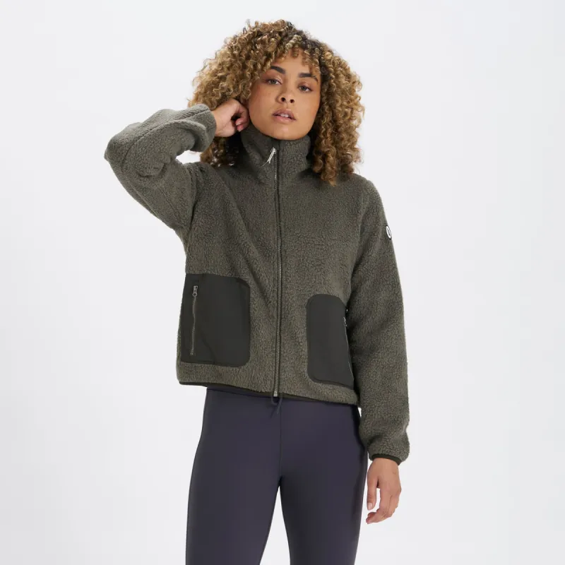 Womens Alpine Sherpa Jacket | Oregano sold by Vuori