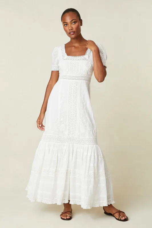 Ryan Victorian Maxi Dress sold by LoveShackFancy