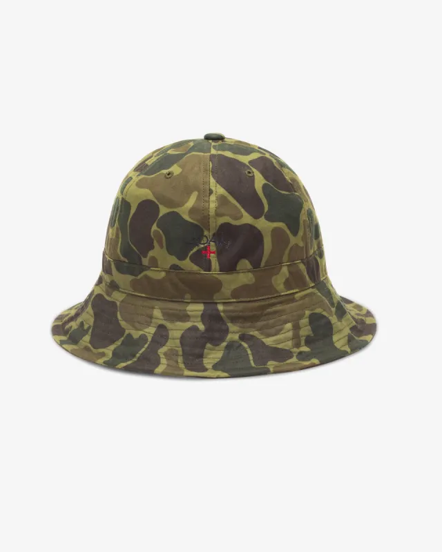 Noah x Barbour Camo Waxed Bell Hat sold by Noah NYC