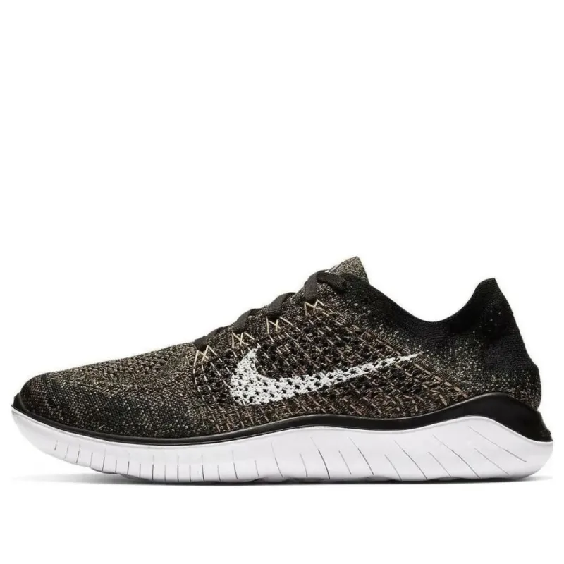 Nike Free RN Flyknit 2018 'Black Club Gold' 942838-005 sold by KicksCrew