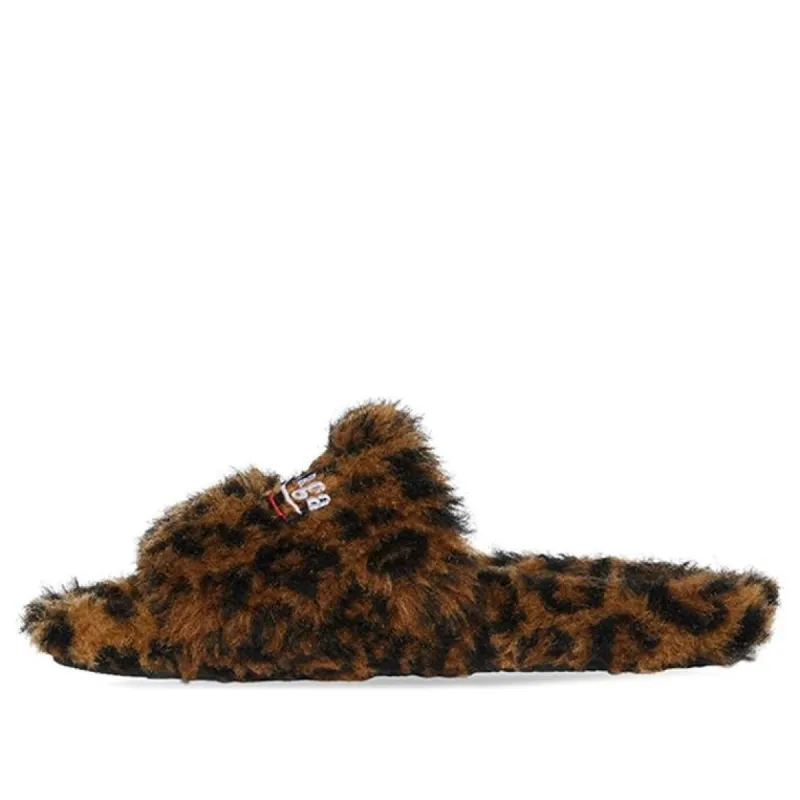 WMNS) Balenciaga Furry Slides 'Leopard' 654261W2F119634