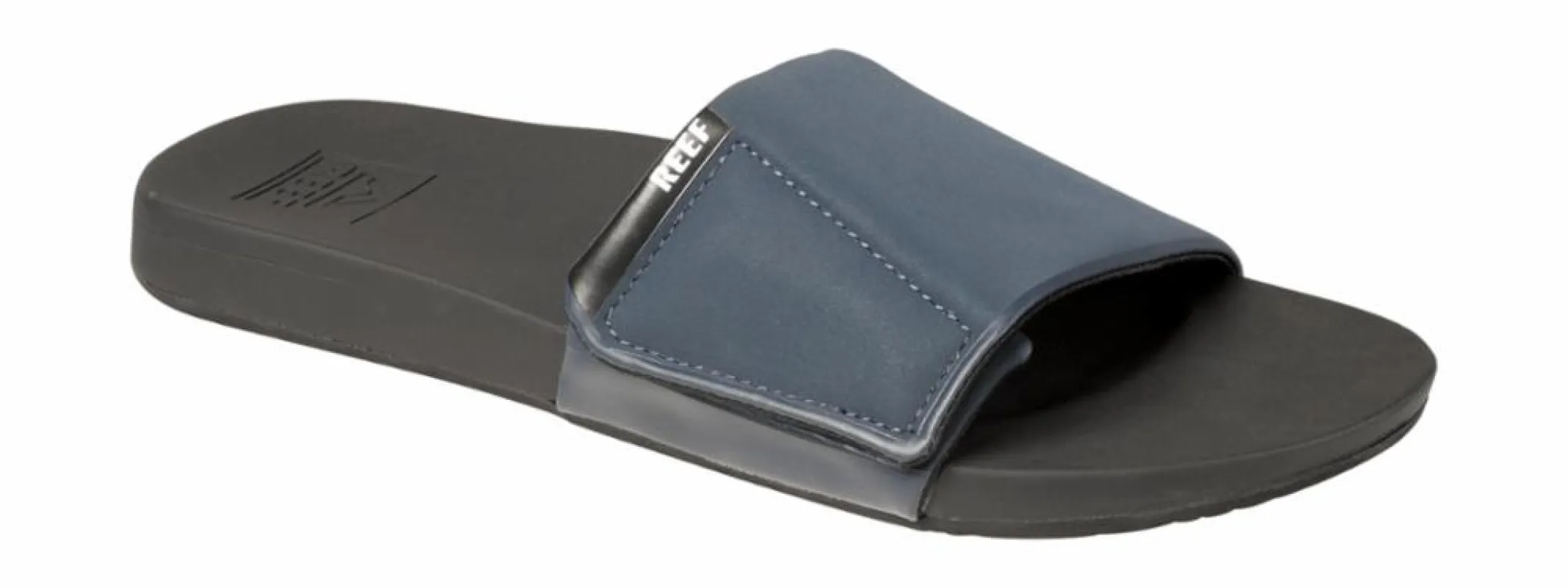 Reef Men CUSHION SLIDE BLACK/NAVY sold by Reef