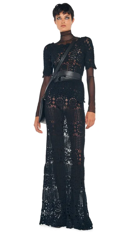 OFF SHOULDER CROCHET TOP sold by Norma Kamali