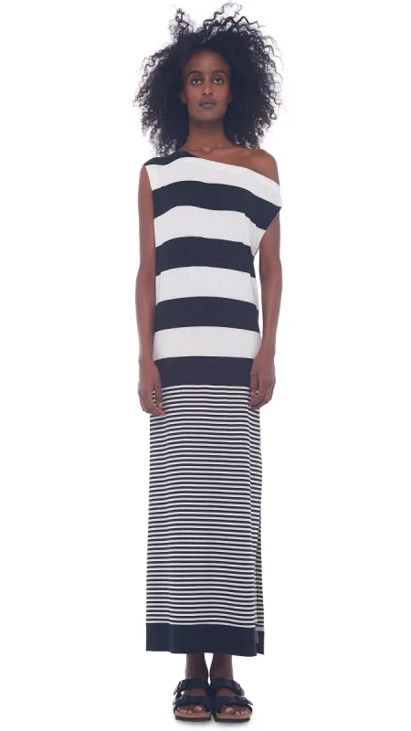 SPLICED DROP SHOULDER DRESS sold by Norma Kamali