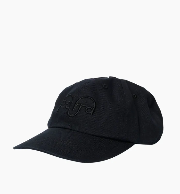 By Parra Weird Logo 6 Panel Cap Black sold by Roulette