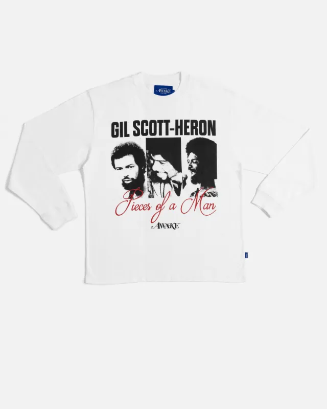 Awake NY X Gil Scott Heron Long Sleeve Tee (White) sold by Patta