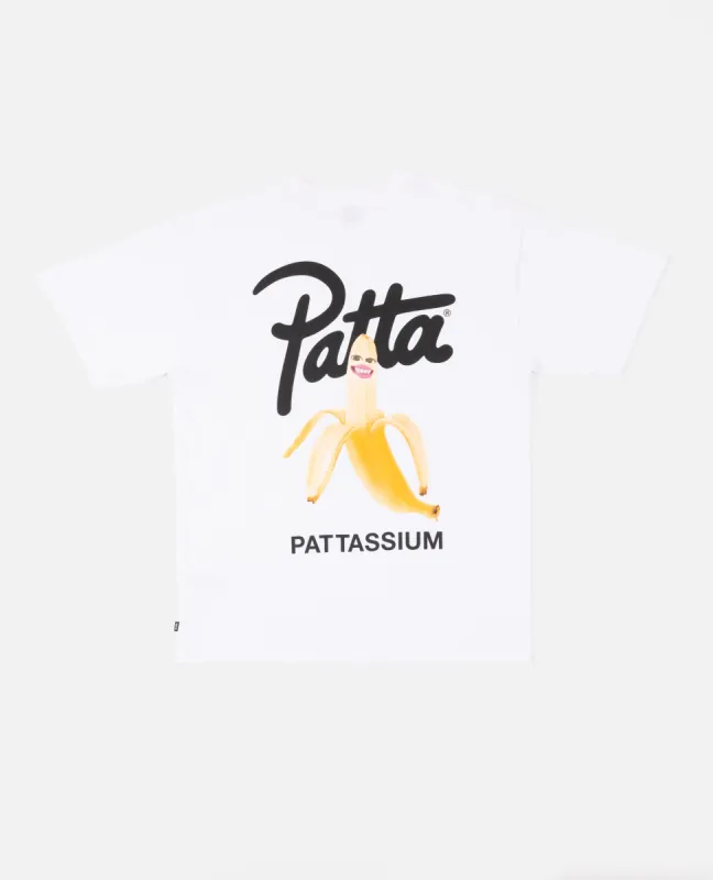 Patta Pattassium T-Shirt (Whisper White) sold by Patta