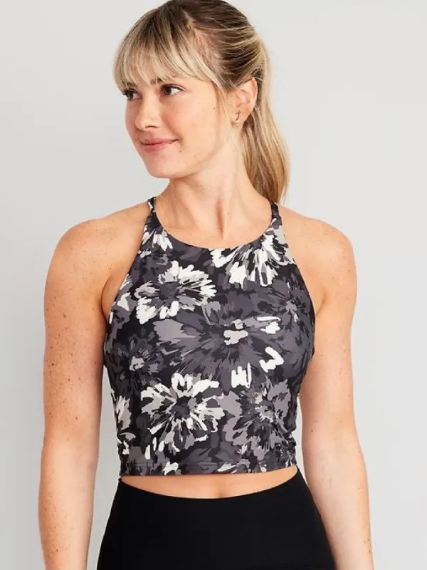 Light Support PowerSoft Longline Sports Bra sold by GAP