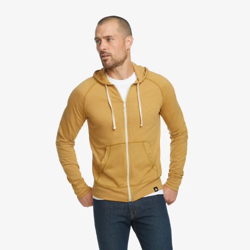 Lightweight Full Zip - Golden Rod Heather sold by American Giant