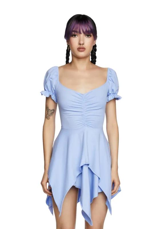 Chasin' Rainbows Mini Dress - Periwinkle sold by Dolls Kill