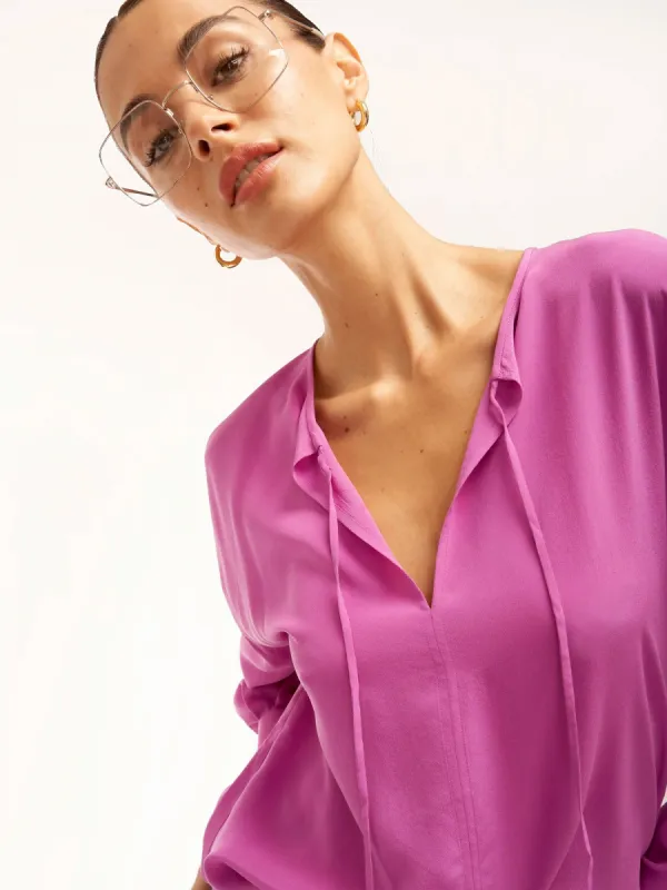 Hailey Long Sleeve Silk Shirt sold by Equipment
