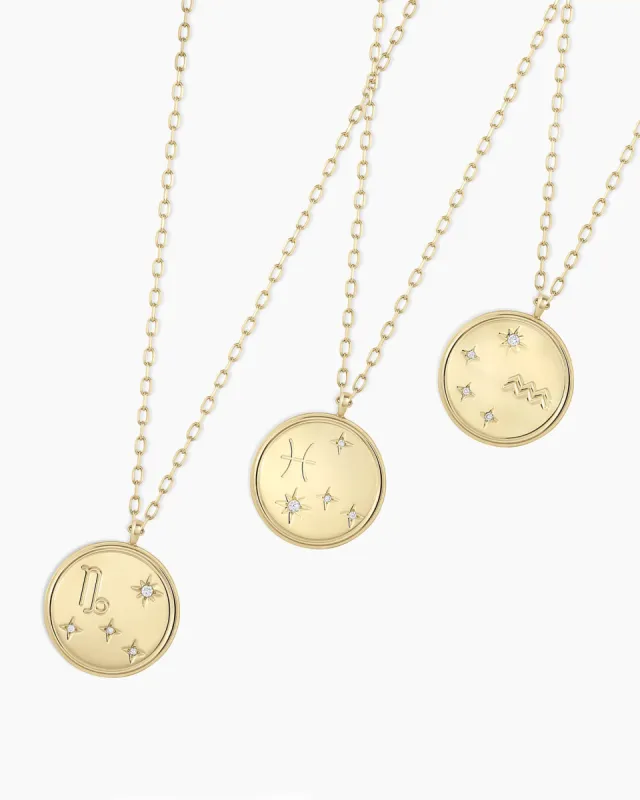 Diamond Zodiac Necklace sold by Gorjana