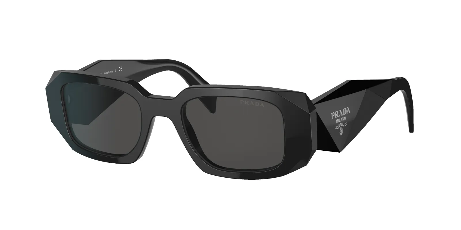 Prada Woman Sunglass PR 17WS - Frame color: Black, Lens color: Dark Grey sold by Sunglass Hut