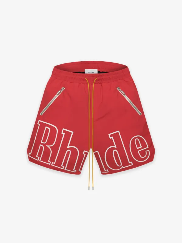 RH LOGO SHORTS sold by Rhude