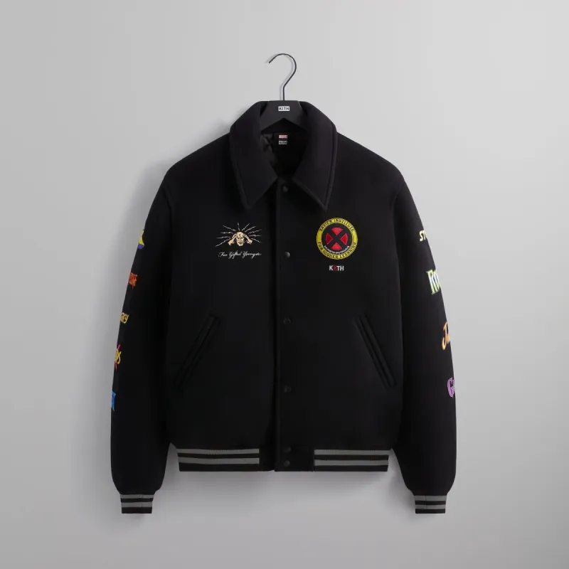 MATCH@専用　22FW KITH WOOL VARSITY JACKET Buy Kith x Invisible Friends Manteco Wool Varsity Jacket