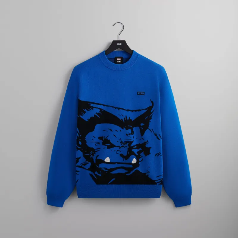 ☆ KITH x X-MEN Beast crewneck コラボスウェット☆ Marvel | Kith for X-Men Beast Crewneck - Lake | Parallel