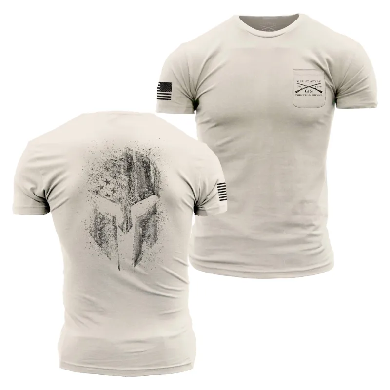 American Spartan Pocket T-Shirt - Sand sold by Grunt Style