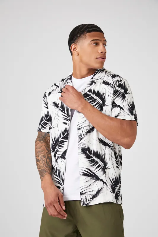 Haut boutonné avec motif tropical sold by Urban Planet