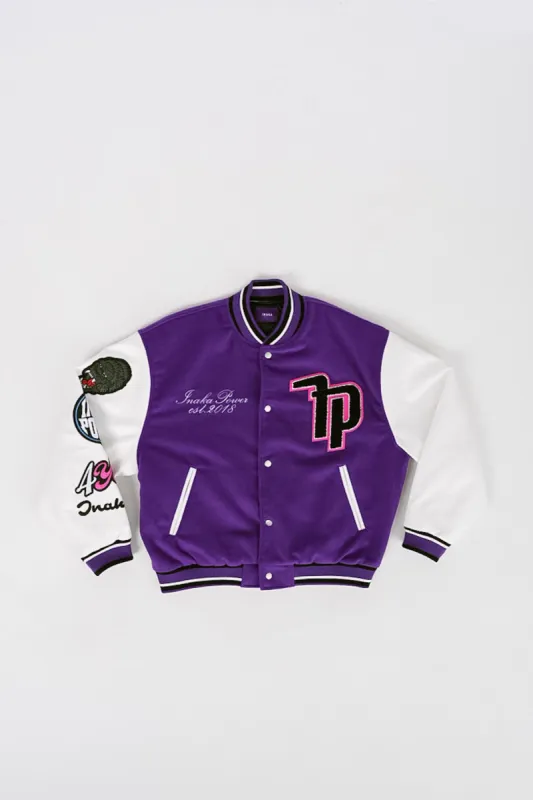 4 Year Letterman Jacket - Purple/White sold by Inaka power