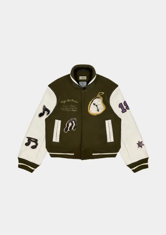 VUJA DÉ X PROLETA RE ART 'WINTER WIND' VARSITY JACKET (PRE-ORDER) sold by vuja dè