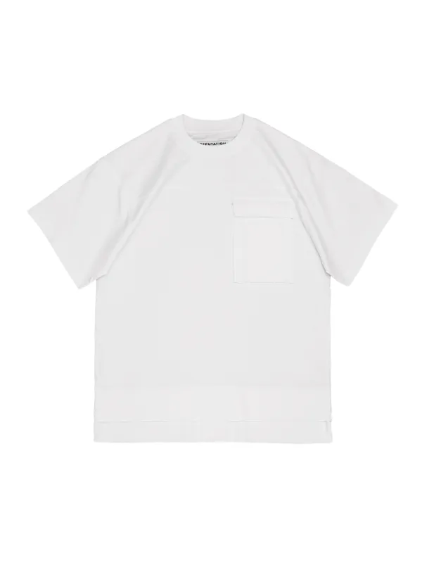 Pocket Tee - White sold by reputation studios