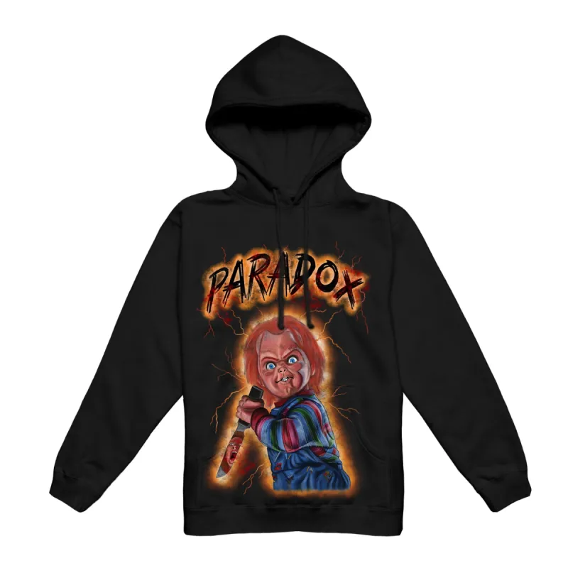 HALLOWEEN EXCLUSIVE PULL-OVER HOODIE "CHUCKY" (BLACK) sold by Paradox Lab