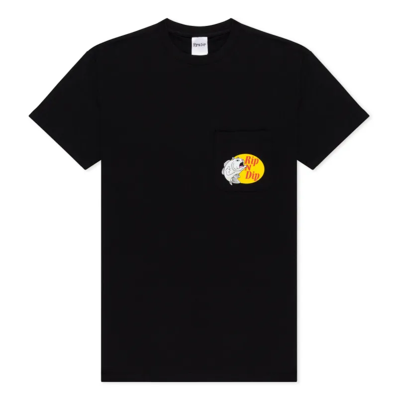 Catfish Pocket Tee (Black) sold by Ripndip