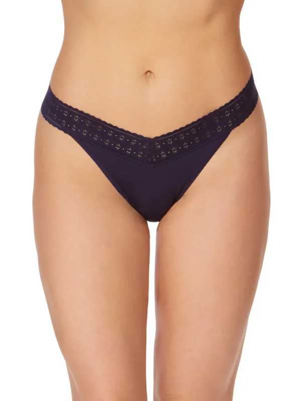 DreamEase® Original Rise Thong Indigo Blue sold by Hanky Panky