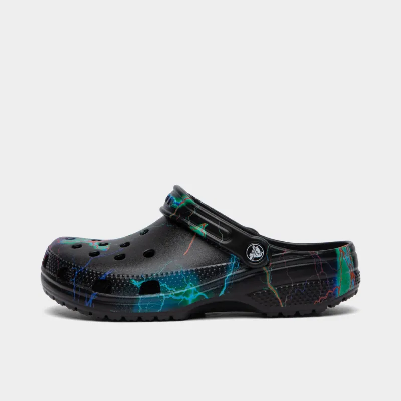 Crocs Classic Out of This World II Clog Black / Lightning Bolts sold by JD Sports