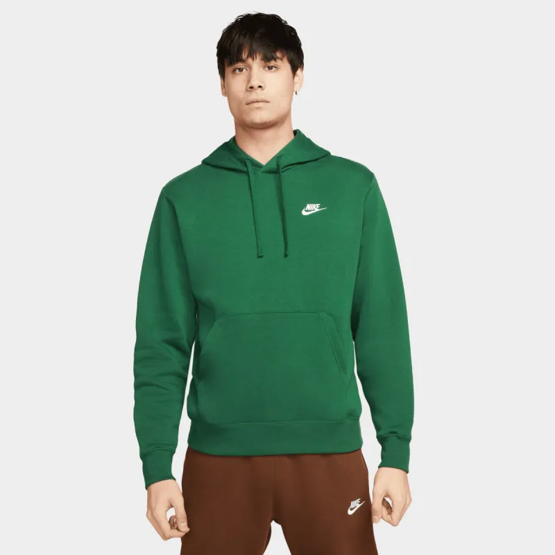 Nike Sportswear Club Fleece Pullover Hoodie Gorge Green / Gorge Green - White sold by JD Sports