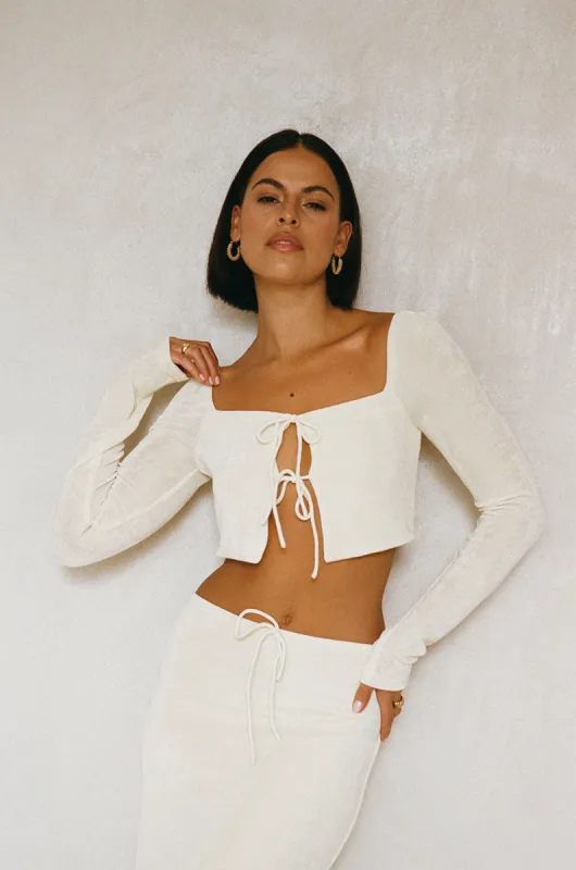 Marcelle Top - Cream sold by Sabo Skirt