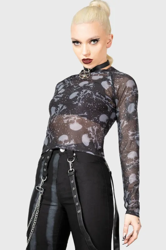 Carousel Long Sleeve Top sold by Killstar