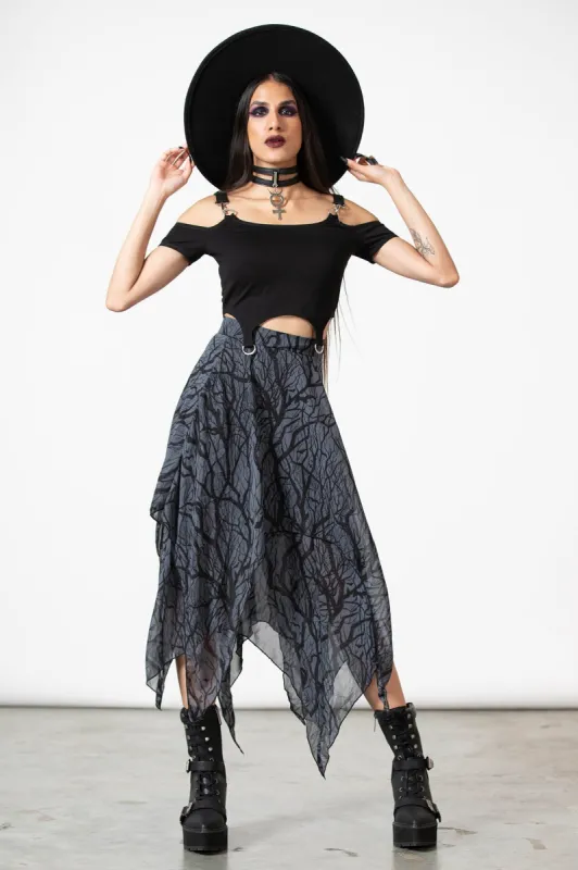 Dasia Maxi Skirt sold by Killstar