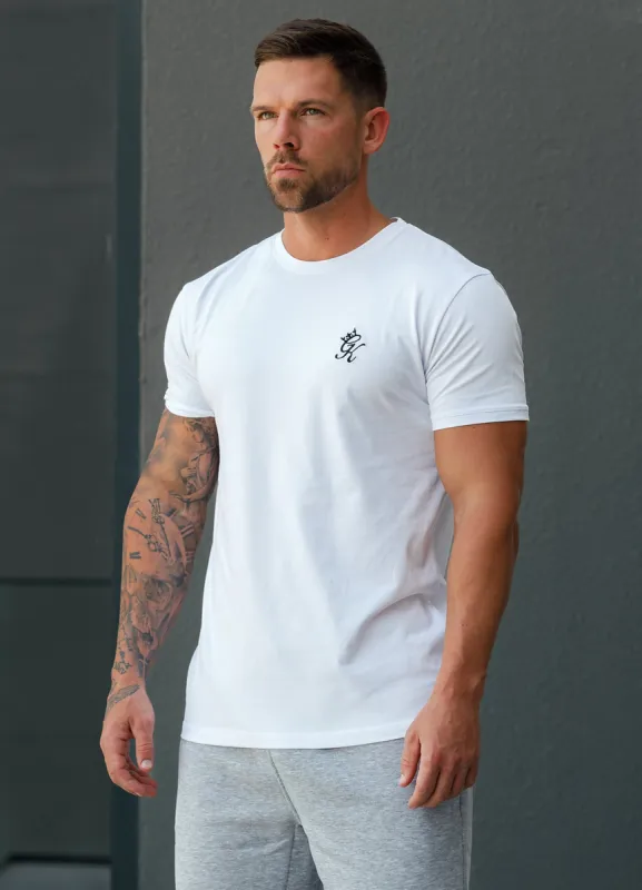 Gym King Fundamental Jersey Tee - White sold by The Gym King