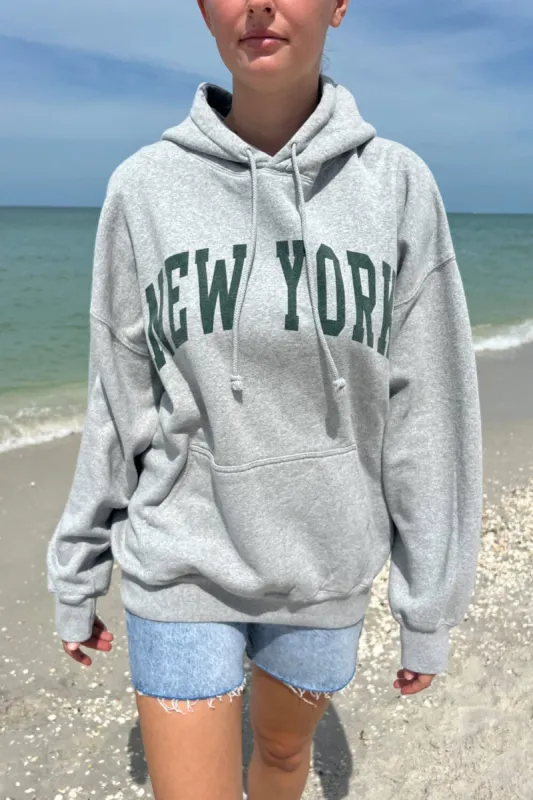 Christy New York Hoodie sold by Brandy Melville