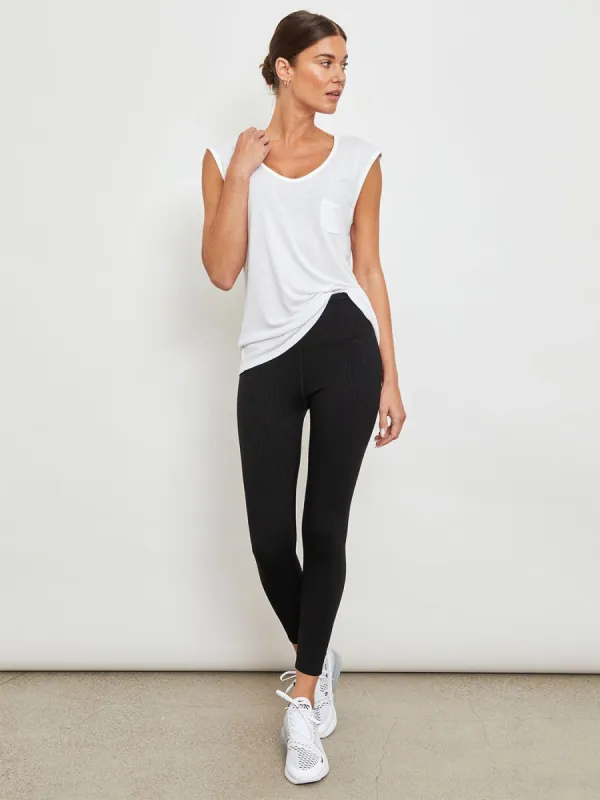 Muscle Tee - White sold by Carbon38
