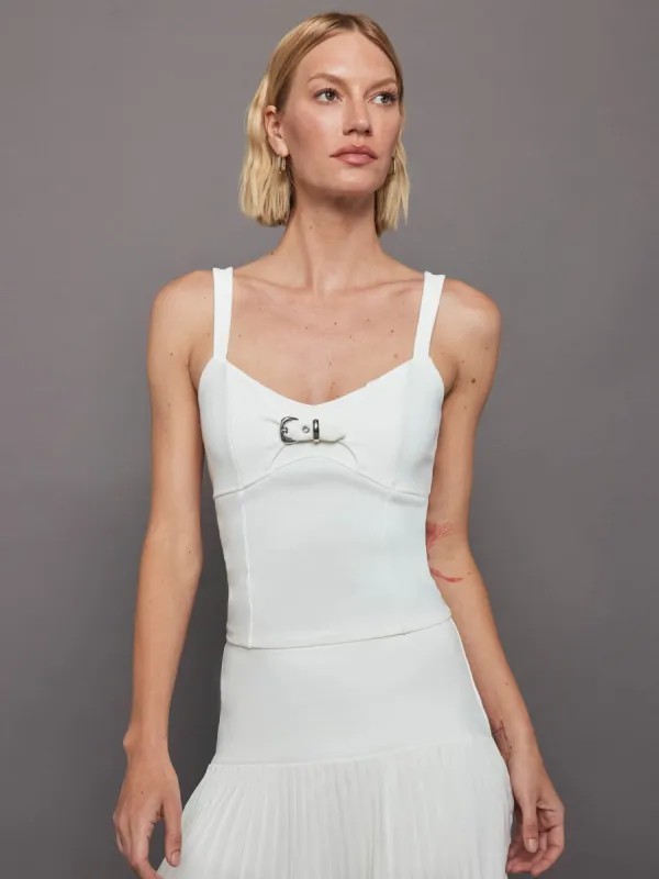 Tennis Tank - Ivory sold by Carbon38