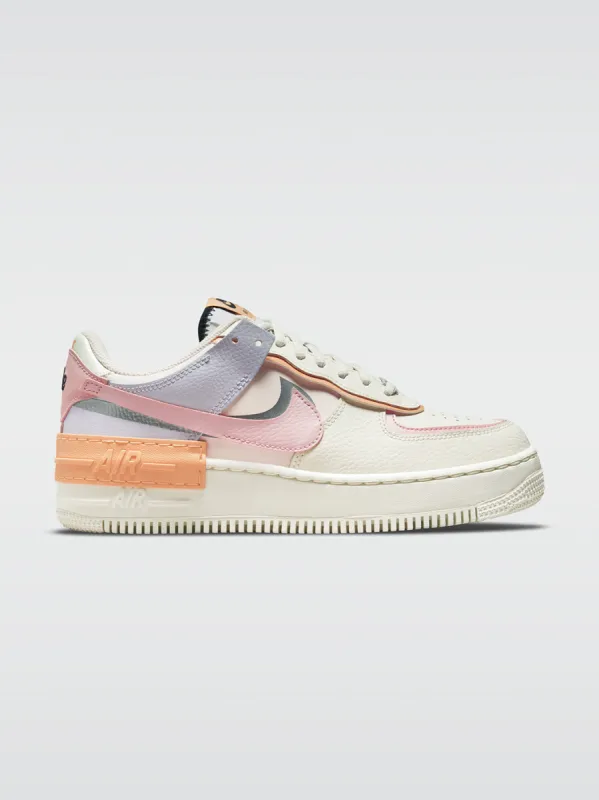 Nike Air Force 1 Shadow - Sail-Pink Glaze-Orange Chalk sold by Carbon38