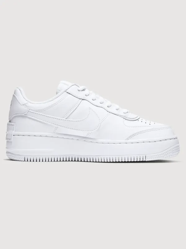 Nike Air Force 1 Shadow - WHITE/WHITE-WHITE sold by Carbon38