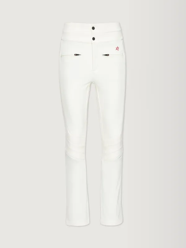 Aurora High Waist Flare Pant - Snow White sold by Carbon38