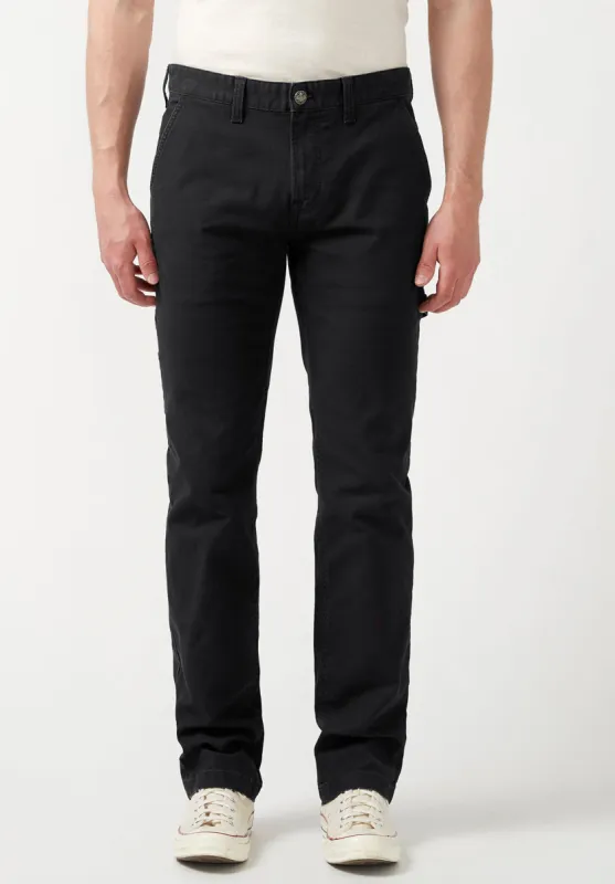 Straight Six Men's Carpenter Pants in Black - BM22945 sold by Buffalo David Bitton
