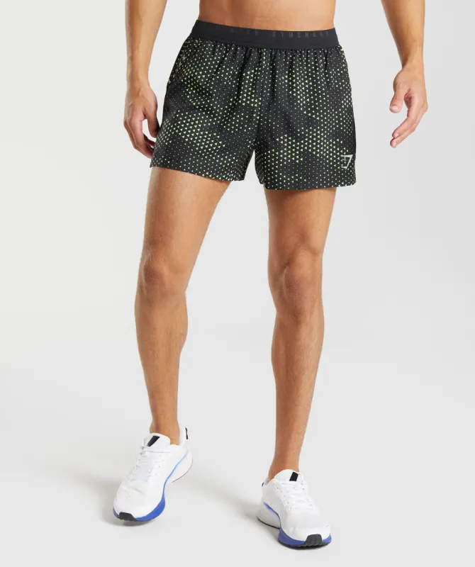 Gymshark Sport 3" Shorts - Fluo Lime Print sold by Gymshark