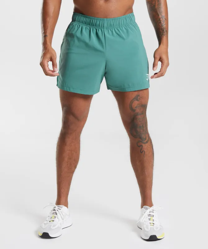 Gymshark Sport 5" Shorts - Hoya Green/Woodland Green sold by Gymshark